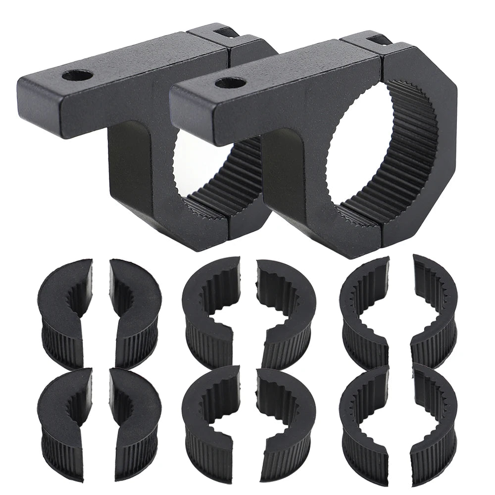 Off-Road LED Light Bar Mounting Bracket Kit for 1"/1.5"/1.75"/2" Universal Aluminum ATV UTV Motorcycle Truck Whip Light Mount