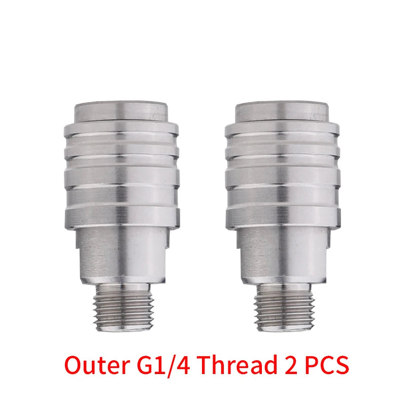 Car Wash Accessories High Pressure Washer 1/4 Self-locking Quick Connection For Car Cleaning Water Gun Snow Foam Lance M14 M22