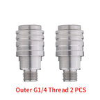 Car Wash Accessories High Pressure Washer 1/4 Self-locking Quick Connection For Car Cleaning Water Gun Snow Foam Lance M14 M22
