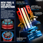 XSTORM Car Headlight H1 H4 H7 LED H8 H11 9005 HB3 9006 HB4 9012 Hir2 Led Bulb Canbus Light Automobile Kit H7 Turbo Car Fog Lamp