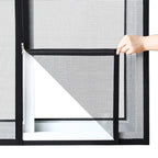 Black, Customized size，Window mesh with zipper Self-adhesive zipper,mosquito nets for windows anti mosquito window door curtain