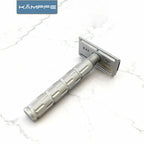 Kampfe CNC processing stainless steel safety polished  shaver Men's razor gifts women hair Manual double-edgedremoval