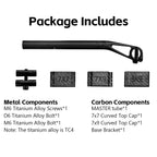 ELITAONE Master Series Carbon Seatpost 27.2 30.9 31.6mm 25mm Offset Ultralight 150g MTB/Road Bike Cycling Bicycle Seat Tube