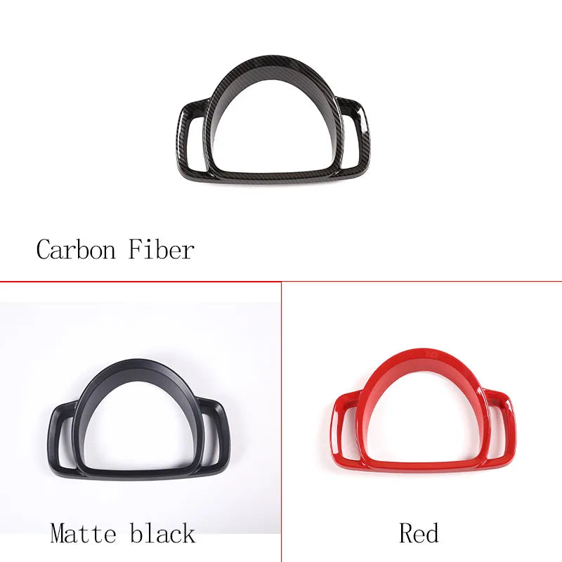 For Mercedes Benz Smart 451 Fortwo 2009-2015 Car Dashboard Display Meter Ring Speedometer Gauge Cover Trim Frame Accessories