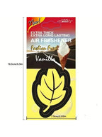 3-60pcs Car Air Freshener Natural Scented Tea Paper Auto Hanging Vanilla Perfume Fragrance Leaf Shape Car Accessories Interior