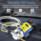 Portable Oil Transfer Pump 1-4L/min 12V Extractor Fluid Suction Electric Change Fuel Pump Siphon Tool for Car Motorcycles Boats