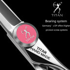 Titan Professional Hair Scissors Thinning  Cutting Barber  Hair Shears Scissor  Hairdressing Scissors 5.5/6.0/6.5/7.0inch 440C