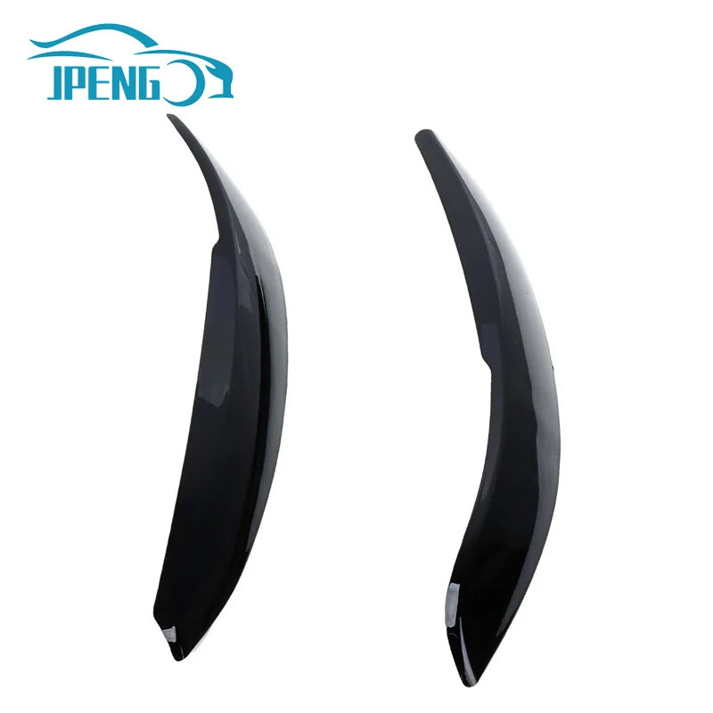 Fit For VW 2010 2011 2012 2013 2014 2015 2016 2017 2Pcs Polo Mk5 6R Headlamp Eyebrow Eyelid Cover Decorative Trim Accessories