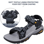 GOLDEN CAMEL Men's Sports Sandals Summer 2024 New Open Toe Sandal Waterproof Beach Shoes for Men Hiking Traveling Walking