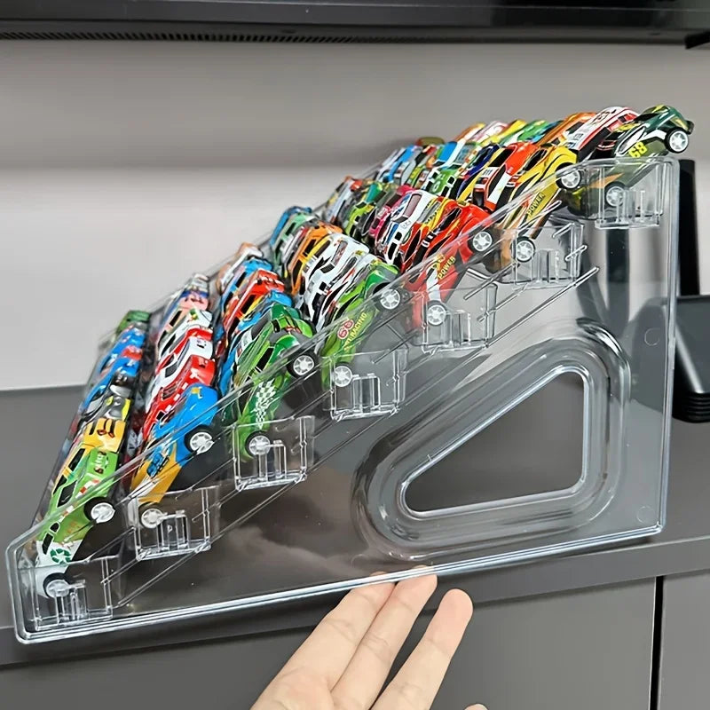 Acrylic Display Stand - Multi Layer Design for Toy Cars and Jewelry, Perfect for Organizing Collectibles and Jewelry Displays