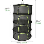 Folding Dry Rack Herb Vegetable Dryer 2-8Layers Drying Net for Fish Herbs Hanging Basket with Mesh Flowers Buds Plants Organizer