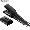 Professional Hair Straightener With Hot Air Ionic Hair Flat Iron 230°C Ceramic Coating Plate Hair Styler