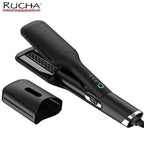 Professional Hair Straightener With Hot Air Ionic Hair Flat Iron 230°C Ceramic Coating Plate Hair Styler