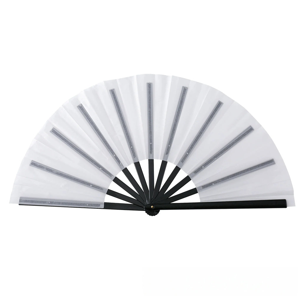 Boots on The Ground Fan,Large Holographic Folding Hand Fan, Clap Fans for Line Dancing,Foldable Craft Holding Hand Fan