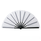 Boots on The Ground Fan,Large Holographic Folding Hand Fan, Clap Fans for Line Dancing,Foldable Craft Holding Hand Fan