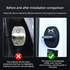 4Pcs Car Door Lock Cover Auto Emblem Protection Case for Xpeng G6 G9 G7 P7 2020-2026 Car Styling Modify Accessories