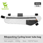 Qunature Bikepacking Bag Bike Frame Bag Large-capacity Waterproof Mtb&Road Bike Cycling Bag Wear-resistant Extra Long