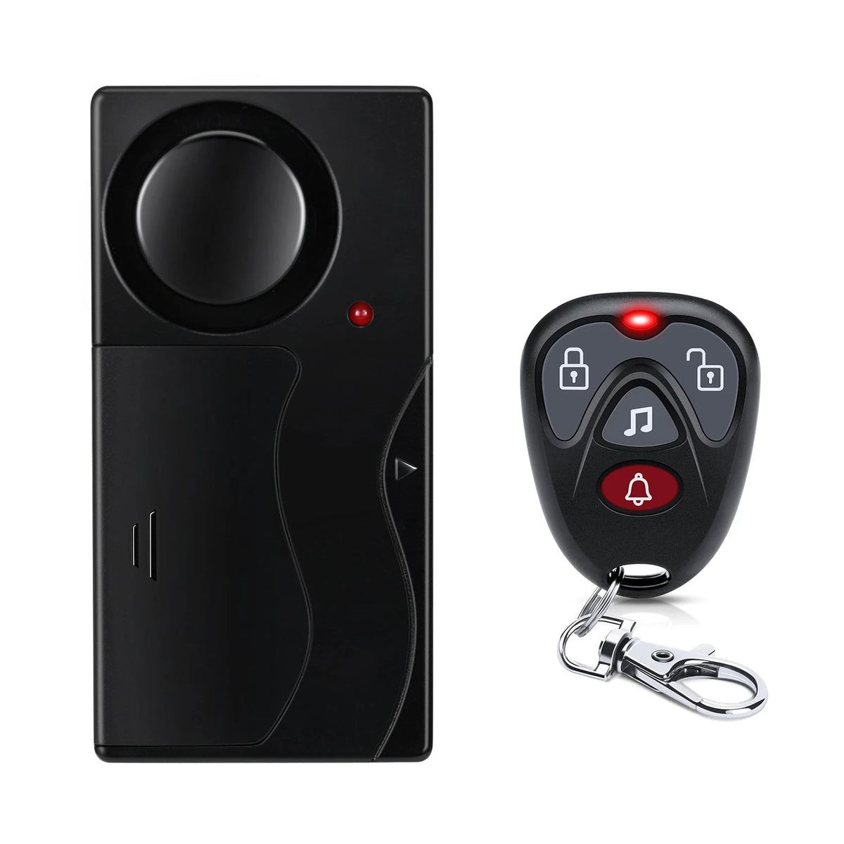 Wireless Vibration Bike Alarm With Remote Control Anti-Theft Alarm 110dB Loud Bike Door Window Motorcycle Security Alarm System
