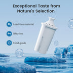 Water pitcher replacement filter cartridge for Brita Classic OB03/Mavea 107007, 1pc