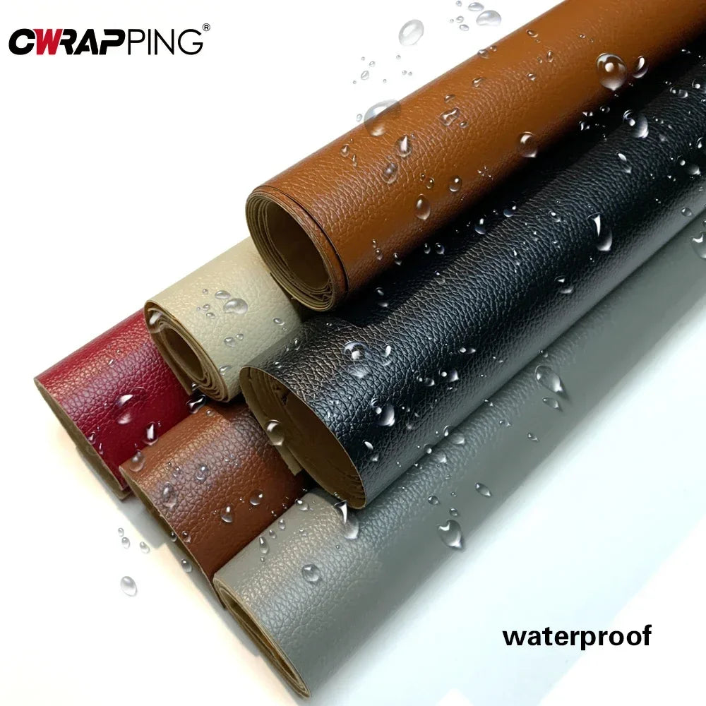 50x137cm Leather Adhesive Sheet Chair Leather Repair Tape Self-adhesive Waterproof Stickers Upholstery Car Vinyl Patch Sticker