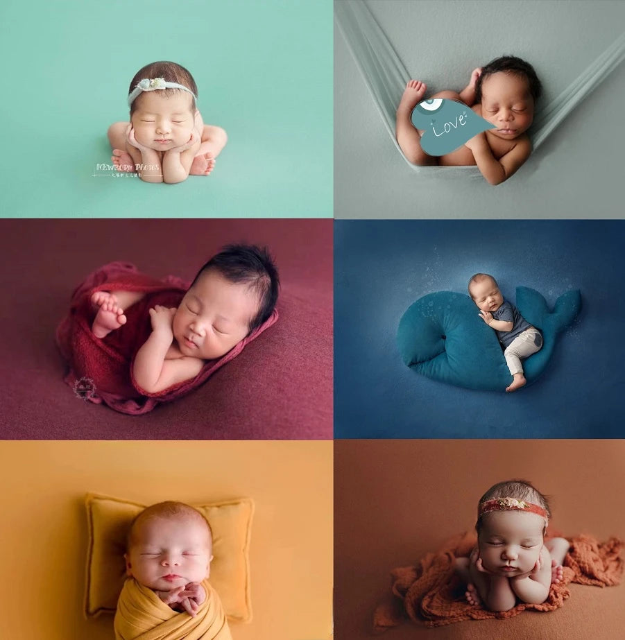 150*170cm Newborn Photography Props Blanket Wrap Backdrop Stretchable Fabrics Shoot Studio Accessories