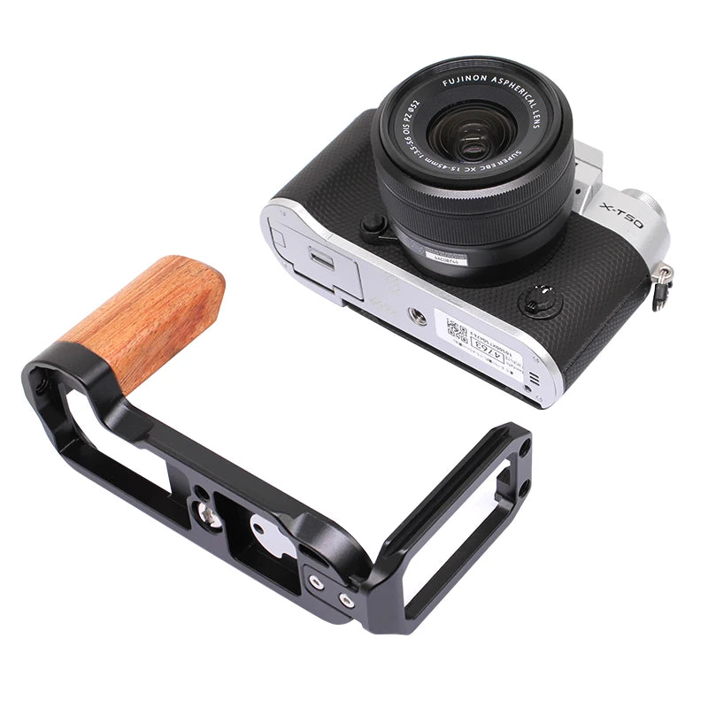 for fujifilm Fuji XT50 Quick Release L Plate Bracket Holder Hand Grip for FUJI XT50 grip Camera for Arca Swiss Tripod Head