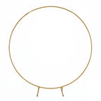 Metal Circle Stand Wedding Arche Round Balloon Arch Flower Gold Background Arch DIY Frame Birthday Party Baby Shower Decoration