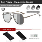 CLLOIO Polarized Driving Sunglasses UV400 Anti-Glare Day Night Vision, Photochromic