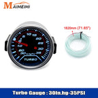 2" 52mm Exhaust Gas Temperature Gauge Auto Car LED EGT Voltmeter Tachometer Turbo Boost Oil Water Temp Gauge For Car Racing 12V