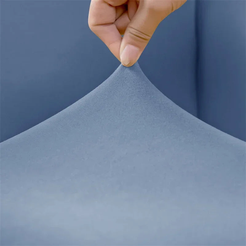 Stretch Spandex Tub Chair Cover Water Repellent Elastic Club Sofa Covers Solid Color Relax Single Armchair Slipcover Bar Counter
