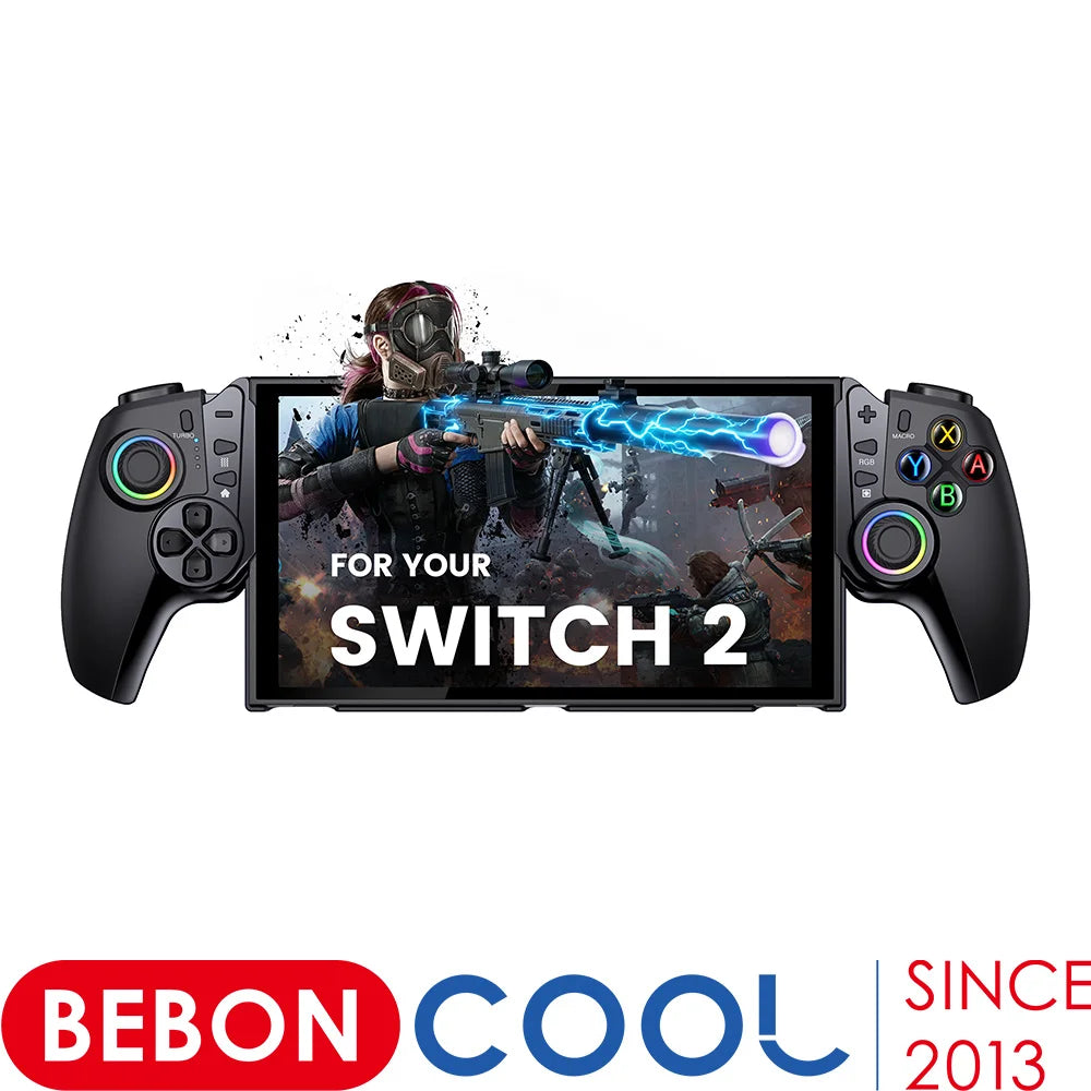 BEBONCOOL Switch 2 Wireless Controller for Nintendo Switch 2 Bluetooth Gamepad with Hall Effect Joysticks &Programmable Function