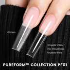 YOKEFELLOW PUREFORM Poly Gel Nail Extension Gel 50g Hard Builder Gel Pink Red