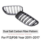 BMW 6 Series F12 F13 F06 2011-2017 Lower Grille Mesh Cover Chrome Black M6 Style