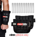 1Pair Adjustable Wrist Ankle Weights,Removable Arm & Leg Weight for Men & Women, Fitness, Strength Training, Running, Walking