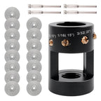15PCS Tungsten Electrode Grinder TIG Welding Tools Multi-angle And Offset Horizontal Holes With Cutoff Slots Grinding Tools