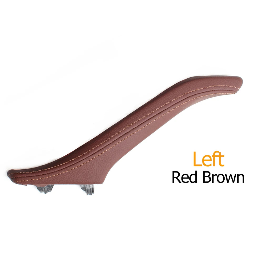 Left Right Interior Passenger Door Leather Pull Handle Assembly For BMW 5 Series F10 F11 F18 520i 523i 525i 528i 535i