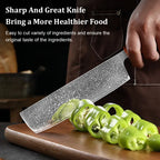 1-7PCS 67 Layer Damascus Steel knife 8 inch chef knife Japanese  Cut Meat Kitchen Knife Super sharp kitchen Nakiri Knife