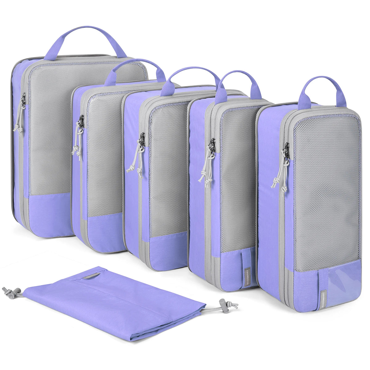 BAGSMART Packing Cubes Compression Storage Bag Travel Lightweight Suitcase Organizer Accessories  Luggage Organizer Travel Bag