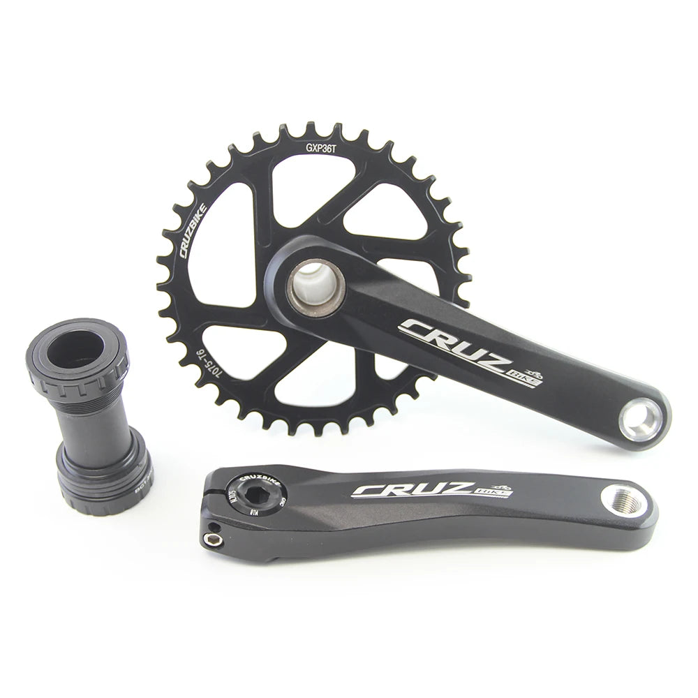 CRUZbike MTB Mountain Bike Kid's  Bicycle Crankset Crank 155/160/165/170/175mm Aluminum Alloy with Chainring 30/32/34/36/38T