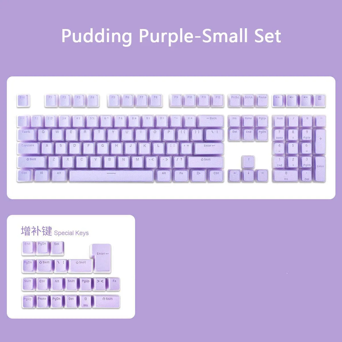 129 Keys Pudding Keycaps OEM Profile PBT Double Shot Keycap For Mx Switch Mechanical Keyboard ISO Layout RGB backlit Key Caps