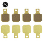 PCycling Metallic Disc Brake Pads 4 Pairs (8pcs) for Magura MT5 MT7 SH901 Yellow