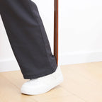 Beech Wood Magnetic Shoe Horn 55cm Long Handle, Coffee Brown/Matte Black/Natural/White