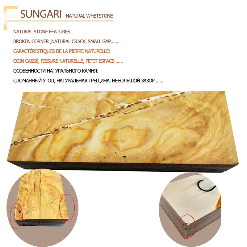 Natural Sungari water whetstone knife sharpening stone 8000 grit 200x70x30mm