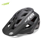 BATFOX MTB Cycling Helmet with GoPro Mount, Comfort Liner, M/L 55-62cm, Multi-Color