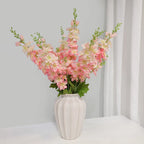 YeeNanee 6pcs Blue Delphinium Artificial Flowers Long Stem Larkspur for Wedding Centerpieces Floral Arrangements Home Vase Decor