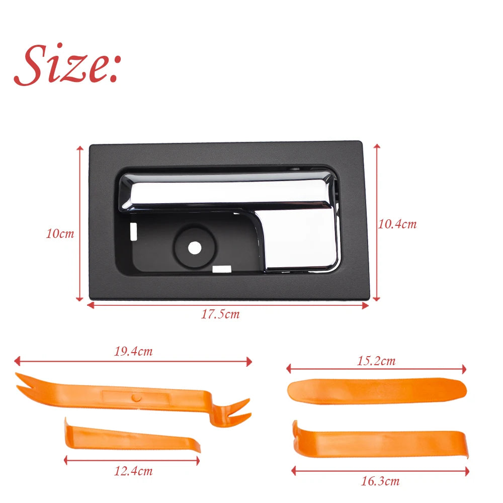 Interior Door Pull Handle Left&Right For Ford F150 2009 2010 2011 2012 2013 2014 AL3Z-1522601-BC FL AL3Z-1522600-BC