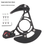 MTB Chain Guide Single Chainring Stabilizer 32-38T Anti-Drop Device, Black/Blue/Red