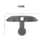 Hipacool Car Seat Back Hook for Tesla Model 3/Y/3 Highland Car Phone Holder Stand Magnetic with Hook Car Interior Accessories
