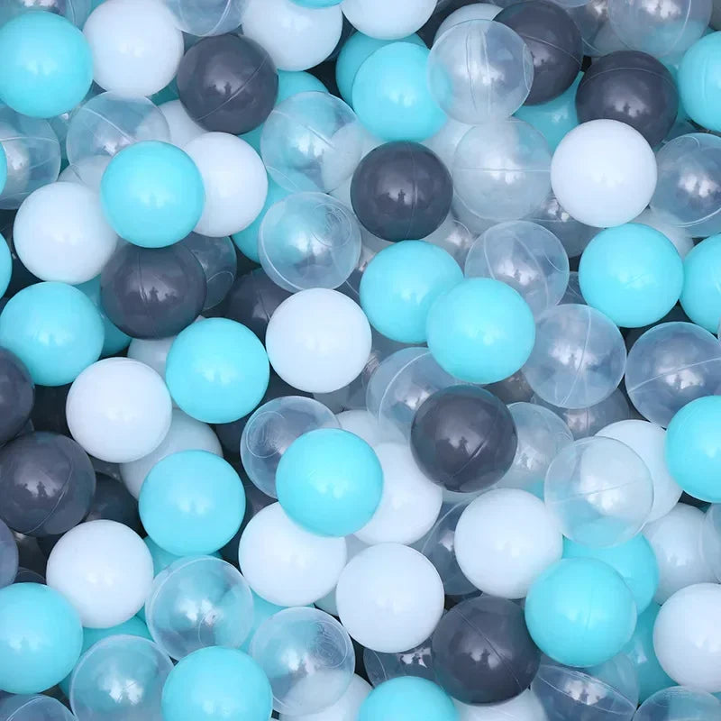 100 Pcs Eco-friendly Colorful Ball Pit Soft Plastic Ocean Ball Water Pool Ocean Wave Ball Outdoor Toys For Children Kids Baby