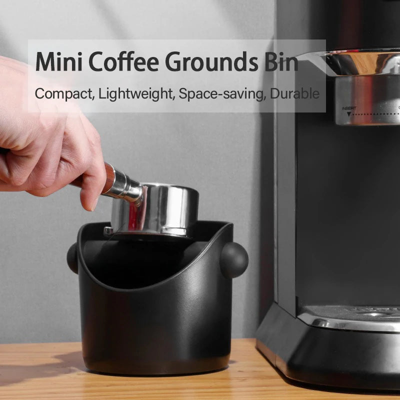 Espresso Coffee Knock Box Grounds Container Anti-Slip Dump Bin 450ml, Multiple Colors